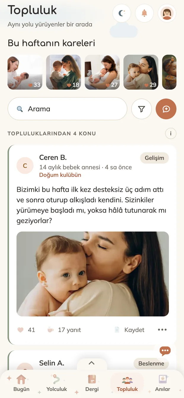Topluluk ekranı: bu haftanın kareleri ve doğum ayı kulübündeki paylaşımlar